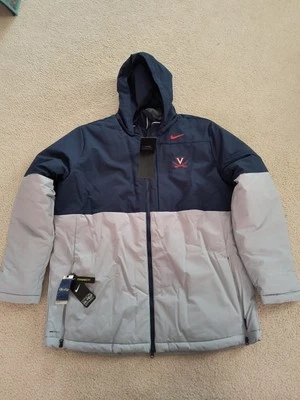 NWT Nike UVa Virginia Cavaliers Lined Heavy Duty Winter Jacket Coat 2XL