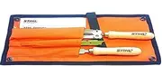 [Stihl] 5605 007 1029 Sharpening Kit File Set for 3/8 Inch Saw Chain 1 V Multi-Coloured