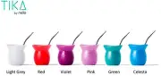 TIKA yerba mate drinking set (cup & straw) - Produced in Argentina