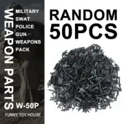 50 PCS Military Police Army Weapon Gun Mini Figure Construction Building Blocks