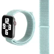 For Apple Watch Series 3,42-mm Case,Nylon Watch Band,Fastener,Grey Green