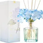 COCORRÍNA Reed Diffuser - Ocean Breeze 8.5Oz Flower Reed Diffuser Set with 8 ...
