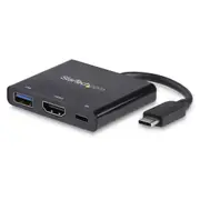 StarTech CDP2HDUACP laptop dock/port replicator Wired USB 3.2 Gen 1 (3.1 Gen 1) Type-C Black