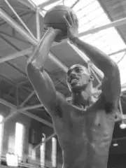 Philadelphia Warriors rookie Wilt Chamberlain during practice 1 1 - Old Photo