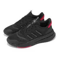 在飛比找ETMall東森購物網優惠-adidas 慢跑鞋 X_Plrphase 男鞋 黑 紅 B