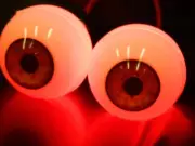 Halloween Prop - Realistic Acrylic Eyes with Leds - kit for Skulls, Masks, Props