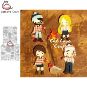 Lumberjack Series Metal Cutting Dies Scrapbooking Die Cuts Card Making DIY Craft