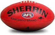 Sherrin KB All Surface Training Football, Red, Size 4