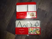 2 sets ~ Gingerbread House Cookie Cutter Bake Set & Christmas trees