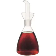 Avanti Glass 500ml Conical Oil & Vinegar Cruet Kitchen Container Dispenser Clear