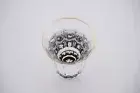 SAKE CUP Cherry Blossom design BLACK Diameter 2.3" x 3.2" Capacity 2.4 oz