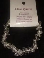 Quartz Crystal Chip Bracelet