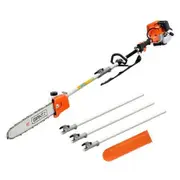 Giantz 40CC Pole Chainsaw 12in Chain Saw 4-Stroke Petrol 4.3m Long Reach
