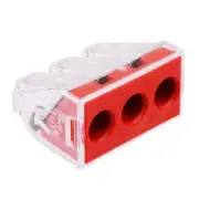 50 x 3-Way Wago 773-173 Push Connectors 6mm²