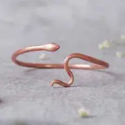 Isha Life Sarpa Adjustable Copper Cuff Bracelet Festive Gift For Unisex