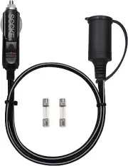 Premium 14AWG Pure Copper 3Ft Car Cigarette Lighter Socket Extension Cord