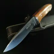 Fixed Blade Knife With Nylon Sheath Outdoor hunting knife , camping Knife