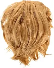 Generic Wig Mens Hair Wig Clothes for Men Wigs Cosplay Wig Apparel Costumes Short Costume Hair Halloween Costume Wig Toupee for Men Men's Cosplay Hair High Temperature Wire Golden