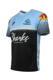 NRL 2021 Training Tee Shirt - Cronulla Sharks - Mens - Rugby League
