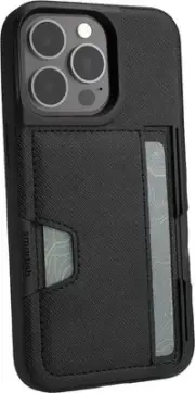 iPhone 13 Pro Wallet Case - Slim + Protective Credit Card Holder with Kickstand
