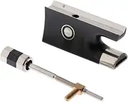 Replacement Violin Bow Ebony Frog with Screw