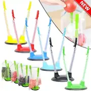 Zip Lock Bag Holder Stand Rack Baggie Baggy Hands-free Freezer Food Kitchen Ship