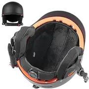Hard Hat Skiing | Shockproof Adult Headpiece for Skating,Windproof Shock Absorbing Removable Ear Pad Hat for Snow Sport Motorbike