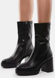 Dark Bigger And Better Ankle Boots