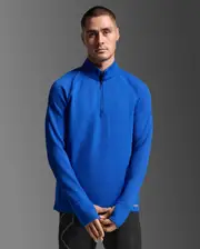 Ignition Haptic 1/4 Zip, 2XU, L, Surf/Silver Reflective, Male