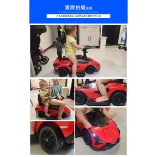 【BEINI貝婗】藍寶堅尼兒童電動學步車(電動車 滑行車 學步車 滑步車 兒童電動汽車 兒童騎乘玩具/BN-996D)