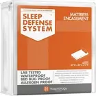 HOSPITOLOGY PRODUCTS Mattress Encasement - Zippered Bed Bug Dust Mite Proof H...