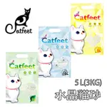 CATFEET╭水晶砂系列╮除臭水晶貓砂 5L (3KG)