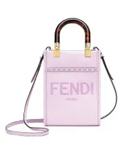 Fendi Mini Sunshine Shopper in Lilac