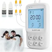 Oxyoga Dual Channel Sleep Aid Device for Better Sleep, Stress Relief, Anxiety, Insomnia, 3 Modes & 20 Intensity Levels Relaxation Device for Burnout, Rejuvenation, Improve Focus, Long-Term Wellness