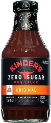 Kinder's Zero Sugar Original BBQ Sauce - 17.5 oz (Pack of 3)
