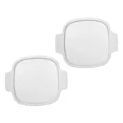 Corningware A-1-PC 1.5qt White Plastic Lid (2 PK) for Casserole Dish