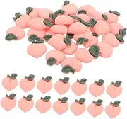 [STOBOK] 30pcs Simulation Fruit Charms Craft Phone Case Decor Diy Earring Supplies
