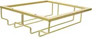 Stylish Wine Rack Cabinet Iron Wine Glass Holder Inverted Design Sturdy and Easy to Install