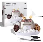 Sharper Image Electric Tabletop S'mores Maker for Indoors 4 Skewers Include Tray