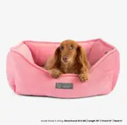 Nandog Reversible Dog & Cat Bed Signature Collection in Pink