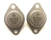 PAIR MJ10012 NPN Silicon Power Darlington Transistor BY MOTOROLA MATCHED PAIR