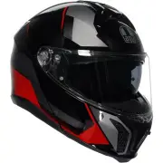 Tourmodular Perception Black Red Modular Helmet