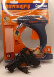 THERMOGRIP CORDLESS Hot Melt Glue Gun Model C600 NEW + Used Mini Gun plug-in