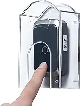 Waterproof Doorbell Push Button Cover for Outside,Doorbell Rain Cover Shield Hood - Weather Resistance,for Garage Door Opener Switch,Wireless Doorbell Chime