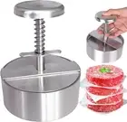 NOBER Burger Press Stainless Steel Hamburger Patty Maker Grill Griddle Flat