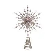 Jewel Champagne Pink Star Tree Topper 34cm