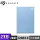 【Seagate 希捷】One Touch 2TB 行動硬碟 密碼版 藍色