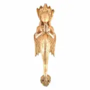 Handmade Brass Praying Nagini Door Handles Pulls