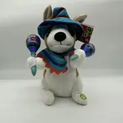 NWT 2019 Be Jolly 10” Animated Mariachi Puppy "Macarena" Singing Dancing 139905