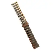 Catzon 20/22mm Classic Metal Watch Straps for Huawei GT/Samsung Watch 4-SilverRose